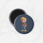 Fridge Magnet Kulkas Bulat Lucu Edisi Back To School Fridge Magnet Kulkas Bulat Lucu Edisi Back To School